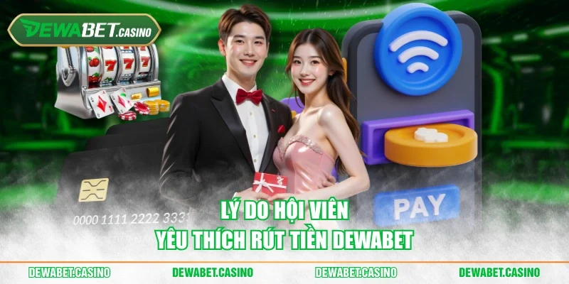 Lý do hội viên yêu thích rút tiền Dewabet