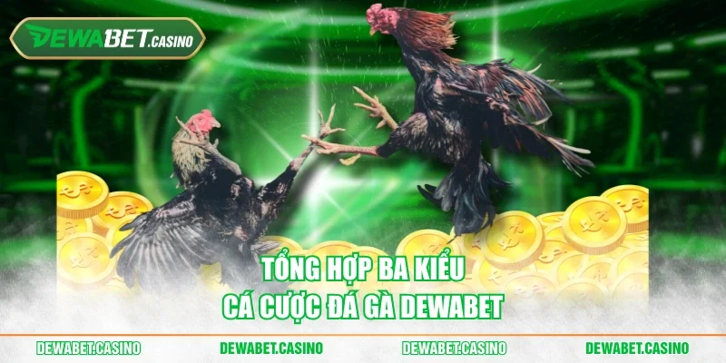 Tổng hợp ba kiểu cá cược đá gà Dewabet