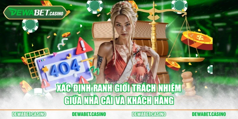 Xác định ranh giới nghĩa vụ giữa nhà cái và khách hàng
